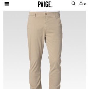 Paige Men's Deacon Chino/khaki pant size 33